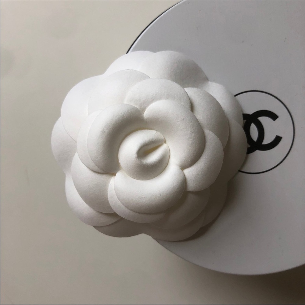 Authentic Chanel Camelia Flower for Brooch NEW Pin Camellia - Picture 6 of 9